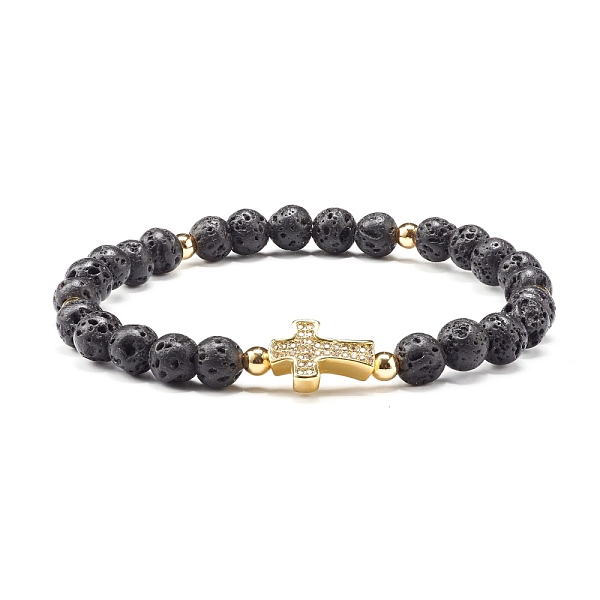 PandaHall Natural Howlite & Lava Rock Round Beads Stretch Bracelets Set, Cross Brass Micro Pave Cubic Zirconia Beads Bracelets for Men Women..., Clear
PandaHall Natural Howlite & Lava Rock Round Beads Stretch Bracelets Set, Cross Brass Micro Pave Cubic Zirconia Beads Bracelets for Men Women..., Clear