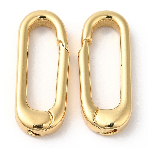 PandaHall Brass Spring Gate Rings, Oval, Cadmium Free & Lead Free, Long-Lasting Plated, Real 18K Gold Plated, 18x7x3mm Brass
PandaHall Brass Spring Gate Rings, Oval, Cadmium Free & Lead Free, Long-Lasting Plated, Real 18K Gold Plated, 18x7x3mm Brass
