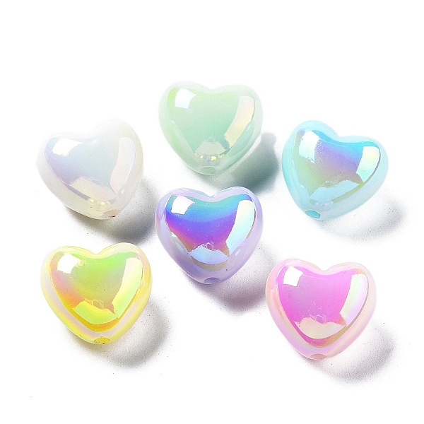 PandaHall UV Plating Acrylic Beads, Iridescent, Luminous Glow in the Dark, Heart, 19x21x15mm, Hole: 2.8mm Acrylic Heart Multicolor
PandaHall UV Plating Acrylic Beads, Iridescent, Luminous Glow in the Dark, Heart, 19x21x15mm, Hole: 2.8mm Acrylic Heart Multicolor