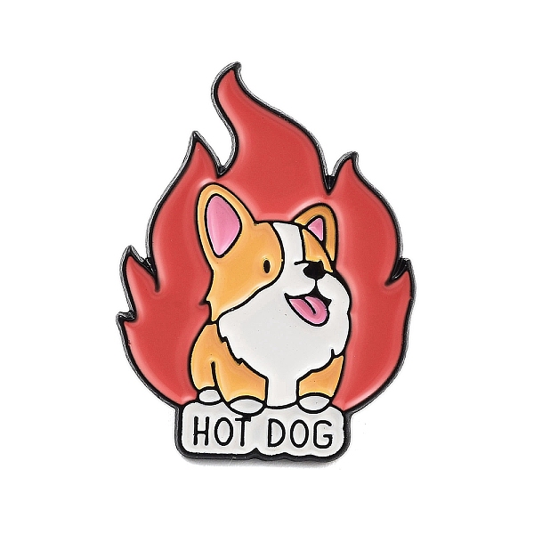 PandaHall Animal Black Alloy Brooches, HOT DOG Enamel Pins, for Backpack Clothes, Dog, 30.5x22.5x1.5mm Alloy+Enamel Dog
PandaHall Animal Black Alloy Brooches, HOT DOG Enamel Pins, for Backpack Clothes, Dog, 30.5x22.5x1.5mm Alloy+Enamel Dog
