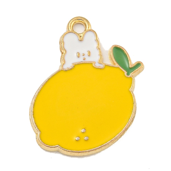 PandaHall Cartoon Alloy Enamel Pendants, Golden, Fruits Animal Charms, Bear, Lemon, 24x20x1.5mm, Hole: 1.8mm Alloy+Enamel Lemon
PandaHall Cartoon Alloy Enamel Pendants, Golden, Fruits Animal Charms, Bear, Lemon, 24x20x1.5mm, Hole: 1.8mm Alloy+Enamel Lemon