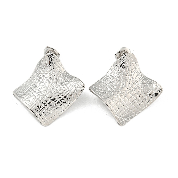 PandaHall 304 Stainless Steel Stud Earrings for Women, Rhombus, Stainless Steel Color, 30x30mm 304 Stainless Steel Rhombus
PandaHall 304 Stainless Steel Stud Earrings for Women, Rhombus, Stainless Steel Color, 30x30mm 304 Stainless Steel Rhombus