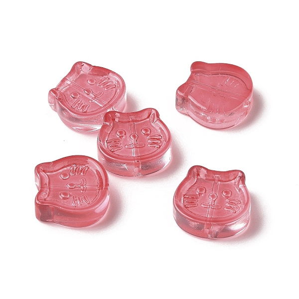 PandaHall Transparent Spray Painted Glass Beads, Cat, Indian Red, 13.5x14x5mm, Hole: 1.2mm Glass Cat Shape
PandaHall Transparent Spray Painted Glass Beads, Cat, Indian Red, 13.5x14x5mm, Hole: 1.2mm Glass Cat Shape