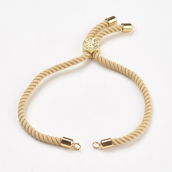 PandaHall Nylon Twisted Cord Bracelet Making, Slider Bracelet Making, with Brass Findings, Cadmium Free & Lead Free, Long-Lasting Plated...
PandaHall Nylon Twisted Cord Bracelet Making, Slider Bracelet Making, with Brass Findings, Cadmium Free & Lead Free, Long-Lasting Plated...