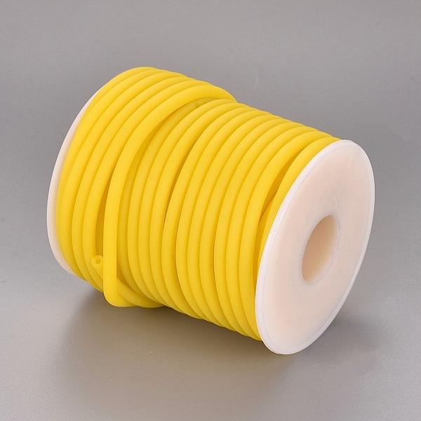 PandaHall Hollow Pipe PVC Tubular Synthetic Rubber Cord, Wrapped Around White Plastic Spool, Gold, 3mm, Hole: 1.5mm, about 27.34 yards...
PandaHall Hollow Pipe PVC Tubular Synthetic Rubber Cord, Wrapped Around White Plastic Spool, Gold, 3mm, Hole: 1.5mm, about 27.34 yards...