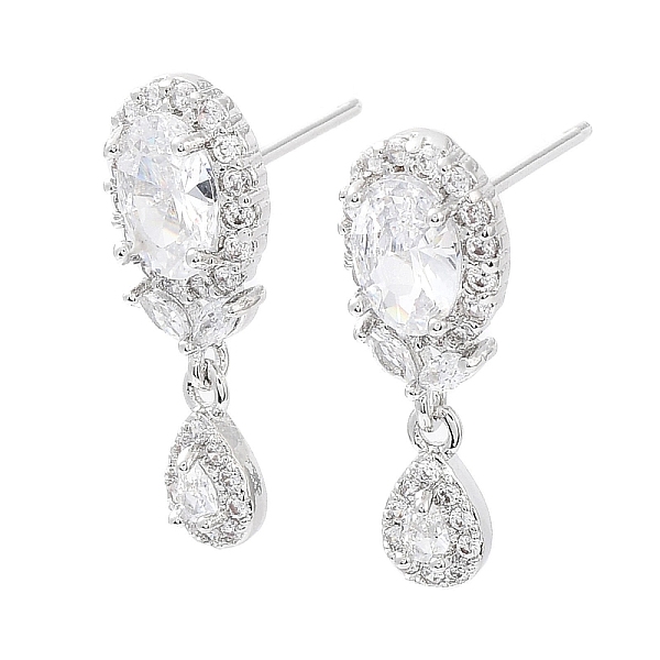 PandaHall Glass Teardrop Dangle Stud Earrings, Brass Earrings, Real Platinum Plated, 20x7.5mm Glass Teardrop
PandaHall Glass Teardrop Dangle Stud Earrings, Brass Earrings, Real Platinum Plated, 20x7.5mm Glass Teardrop