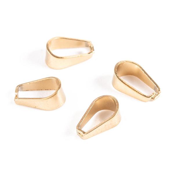 PandaHall Ion Plating(IP) 304 Stainless Steel Snap on Bails, Golden, 7x4x3mm, Inner: 6x3mm 304 Stainless Steel
PandaHall Ion Plating(IP) 304 Stainless Steel Snap on Bails, Golden, 7x4x3mm, Inner: 6x3mm 304 Stainless Steel