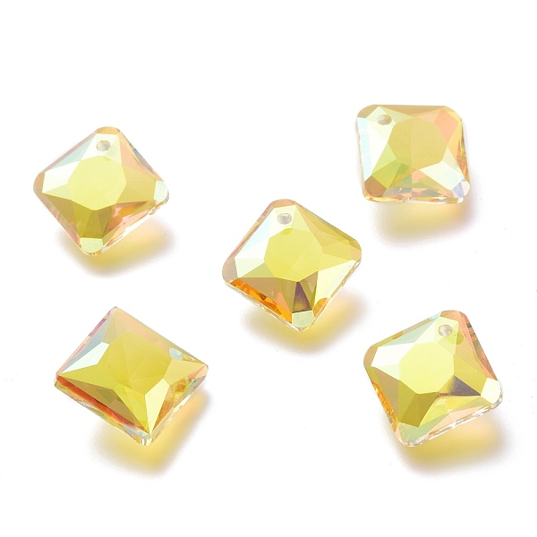 PandaHall Glass Rhinestone Pendants, Faceted, Square/Rhombus, Sun, 14.5x14.5x6mm, Hole: 1.2mm Rhinestone Square Orange
PandaHall Glass Rhinestone Pendants, Faceted, Square/Rhombus, Sun, 14.5x14.5x6mm, Hole: 1.2mm Rhinestone Square Orange