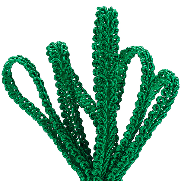 PandaHall 25M Polyester Braided Lace Trim, Sewing Centipede Lace Ribbon, for Clothes Accessories and Curtains Accessories, Green, 1/4 inch...
PandaHall 25M Polyester Braided Lace Trim, Sewing Centipede Lace Ribbon, for Clothes Accessories and Curtains Accessories, Green, 1/4 inch...