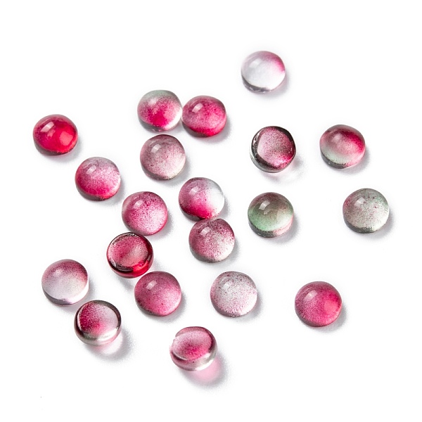 PandaHall Transparent Glass Cabochons, Half Round, Cerise, 4x2mm Glass Half Round Red
PandaHall Transparent Glass Cabochons, Half Round, Cerise, 4x2mm Glass Half Round Red