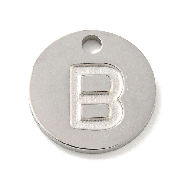 PandaHall 304 Stainless Steel Pendants, Laser Cut, Flat Round with Letter Charm, Stainless Steel Color, Letter B, 10x1mm, Hole: 1.4mm 304...
PandaHall 304 Stainless Steel Pendants, Laser Cut, Flat Round with Letter Charm, Stainless Steel Color, Letter B, 10x1mm, Hole: 1.4mm 304...