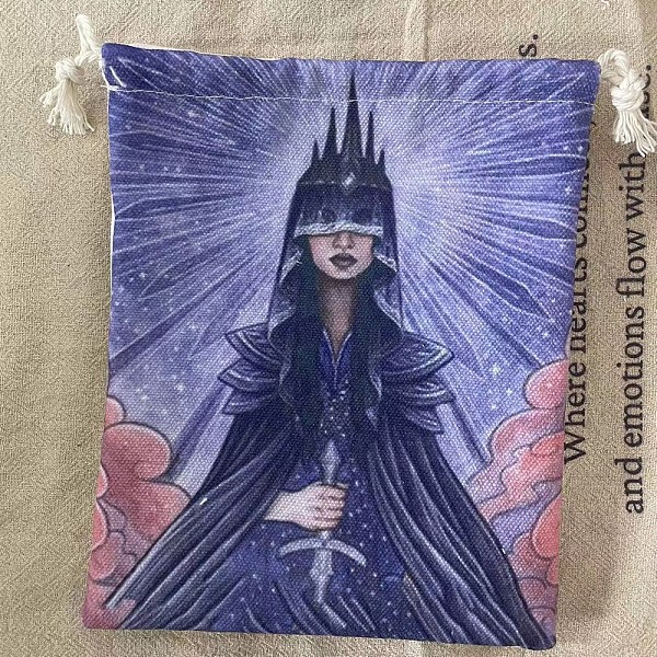 PandaHall Tarot Card Storage Bag, Cloth Tarot Drawstring Bags, Rectangle with Woman Pattern, Medium Slate Blue, 18x13cm Cloth Human
PandaHall Tarot Card Storage Bag, Cloth Tarot Drawstring Bags, Rectangle with Woman Pattern, Medium Slate Blue, 18x13cm Cloth Human