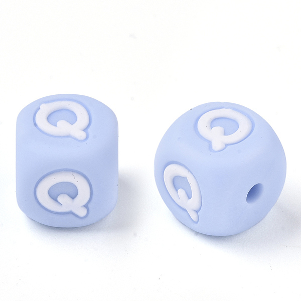 PandaHall Food Grade Eco-Friendly Silicone Beads, Horizontal Hole, Chewing Beads For Teethers, DIY Nursing Necklaces Making, Letter Style..., Blue
PandaHall Food Grade Eco-Friendly Silicone Beads, Horizontal Hole, Chewing Beads For Teethers, DIY Nursing Necklaces Making, Letter Style..., Blue