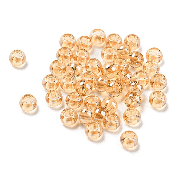 PandaHall Glass Seed Beads, AB Color, Rondelle, Orange, 4x3mm, Hole: 1.2mm, 20g/bag Glass Orange
PandaHall Glass Seed Beads, AB Color, Rondelle, Orange, 4x3mm, Hole: 1.2mm, 20g/bag Glass Orange