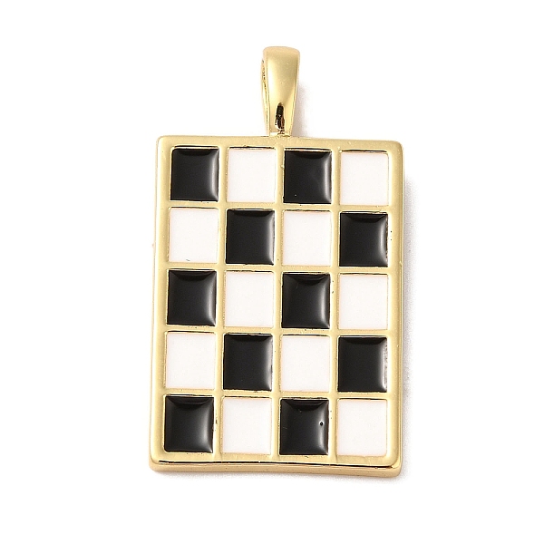 PandaHall Brass Enamel Pendants, Long-Lasting Plated, Lead Free & Cadmium Free, Rectangle with Tartan Charms, Real 18K Gold Plated, Black...
PandaHall Brass Enamel Pendants, Long-Lasting Plated, Lead Free & Cadmium Free, Rectangle with Tartan Charms, Real 18K Gold Plated, Black...