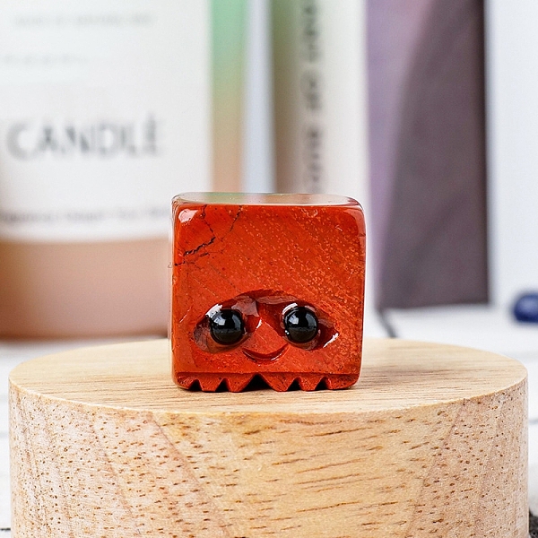 PandaHall Natural Red Jasper Display Decorations, for Home Office Desk, Cube, 15~20mm Red Jasper Cube
PandaHall Natural Red Jasper Display Decorations, for Home Office Desk, Cube, 15~20mm Red Jasper Cube