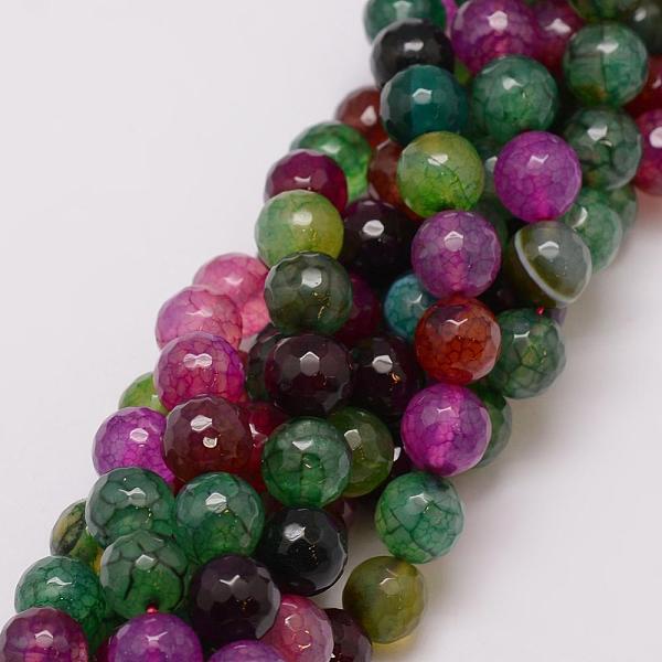 PandaHall Natural Agate Bead Strands, Dyed, Faceted, Round, Colorful, 10mm, Hole: 1.5mm, about 38pcs/strand, 14 inch Natural Agate Round
PandaHall Natural Agate Bead Strands, Dyed, Faceted, Round, Colorful, 10mm, Hole: 1.5mm, about 38pcs/strand, 14 inch Natural Agate Round