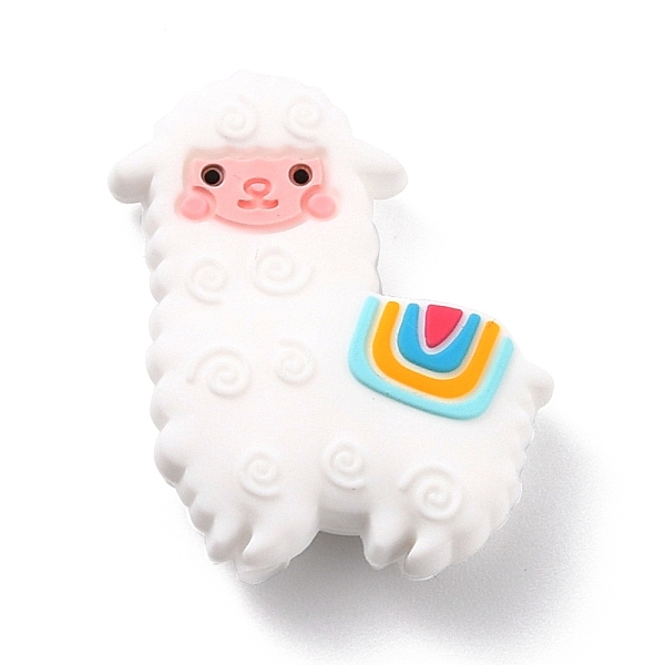 PandaHall Silicone Focal Beads, Chewing Beads For Teethers, Alpaca, White, 31x28x9mm, Hole: 3mm Silicone Other Animal White
PandaHall Silicone Focal Beads, Chewing Beads For Teethers, Alpaca, White, 31x28x9mm, Hole: 3mm Silicone Other Animal White