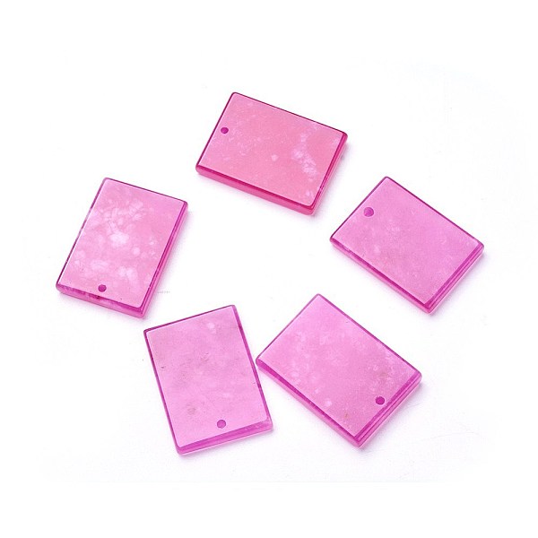 PandaHall Natural Quartz Pendants, Dyed, Rectangle, 33~35x24~25x4~5mm, Hole: 1.5mm Other Quartz Rectangle Pink
PandaHall Natural Quartz Pendants, Dyed, Rectangle, 33~35x24~25x4~5mm, Hole: 1.5mm Other Quartz Rectangle Pink