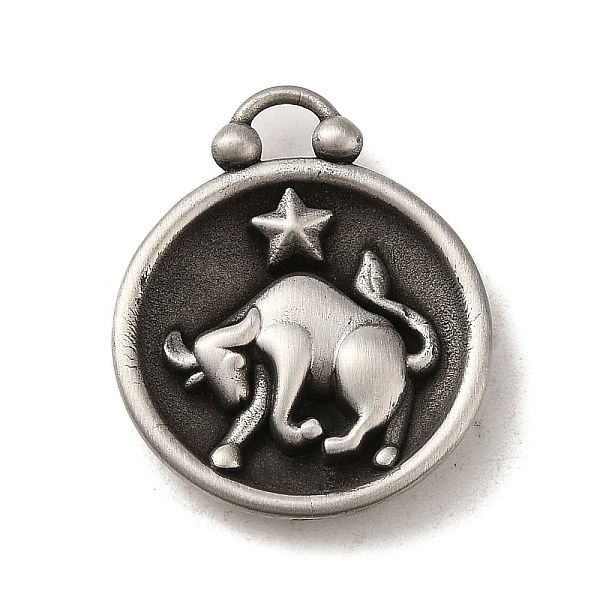 PandaHall 304 Stainless Steel Pendants, Flat Round with Constellations Charm, Antique Silver, Cancer, 20.5x17x3mm, Hole: 2.5x2mm 304...
PandaHall 304 Stainless Steel Pendants, Flat Round with Constellations Charm, Antique Silver, Cancer, 20.5x17x3mm, Hole: 2.5x2mm 304...