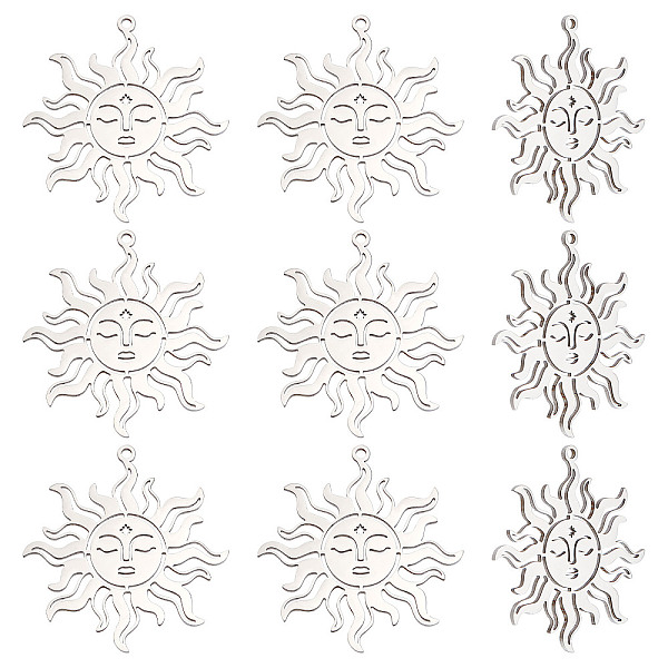 PandaHall DICOSMETIC 10Pcs Sun Face Charm Hollow Sun Charm Vintage Circle Coin Charm Textured Face Charm Stainless Steel Charms Dangle...
PandaHall DICOSMETIC 10Pcs Sun Face Charm Hollow Sun Charm Vintage Circle Coin Charm Textured Face Charm Stainless Steel Charms Dangle...