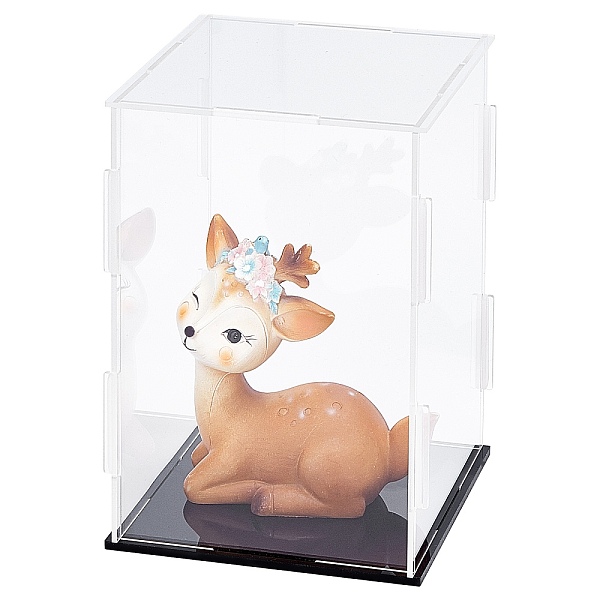 PandaHall Assembled Transparent Acrylic Display Boxes, Figurine Storage Box, with Rubber Rings and Black Base, Cuboid, Clear, Finished...
PandaHall Assembled Transparent Acrylic Display Boxes, Figurine Storage Box, with Rubber Rings and Black Base, Cuboid, Clear, Finished...