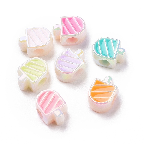 PandaHall UV Plating Rainbow Iridescent Acrylic European Beads, Large Hole Beads, with Enamel, Ice Cream, Mixed Color, 13.2x10x7.1mm, Hole..., Multicolor
PandaHall UV Plating Rainbow Iridescent Acrylic European Beads, Large Hole Beads, with Enamel, Ice Cream, Mixed Color, 13.2x10x7.1mm, Hole..., Multicolor