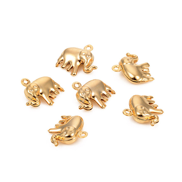 PandaHall 304 Stainless Steel Charms, Elephant, Golden, 15x14.5x5mm, Hole: 1.2mm 304 Stainless Steel Elephant
PandaHall 304 Stainless Steel Charms, Elephant, Golden, 15x14.5x5mm, Hole: 1.2mm 304 Stainless Steel Elephant