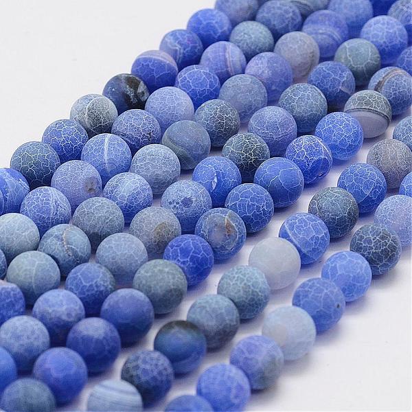 PandaHall Frosted Natural Weathered Agate Beads Strands, Round, Dyed & Heated, Royal Blue, 6mm, Hole: 0.8mm, about 62~65pcs/strand, 15.1...
PandaHall Frosted Natural Weathered Agate Beads Strands, Round, Dyed & Heated, Royal Blue, 6mm, Hole: 0.8mm, about 62~65pcs/strand, 15.1...