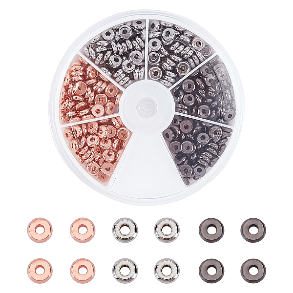 PandaHall Flat Round Brass Spacer Beads, Barrel Plating, Mixed Color, 6x2mm, Hole: 2~3mm, 3 colors, 100pcs/color, 300pcs/box Brass Flat...
PandaHall Flat Round Brass Spacer Beads, Barrel Plating, Mixed Color, 6x2mm, Hole: 2~3mm, 3 colors, 100pcs/color, 300pcs/box Brass Flat...