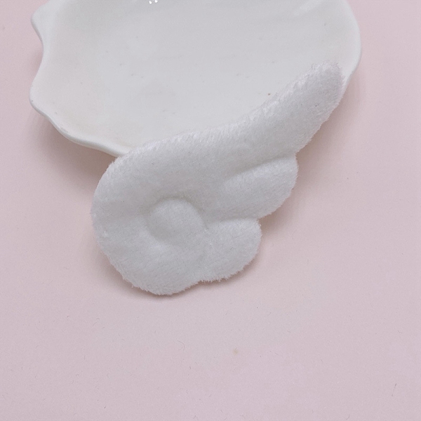 PandaHall Cloth Embossing Wings, with Plush, Decorate Accessories, White, 40x75x6mm Cloth Wing White
PandaHall Cloth Embossing Wings, with Plush, Decorate Accessories, White, 40x75x6mm Cloth Wing White