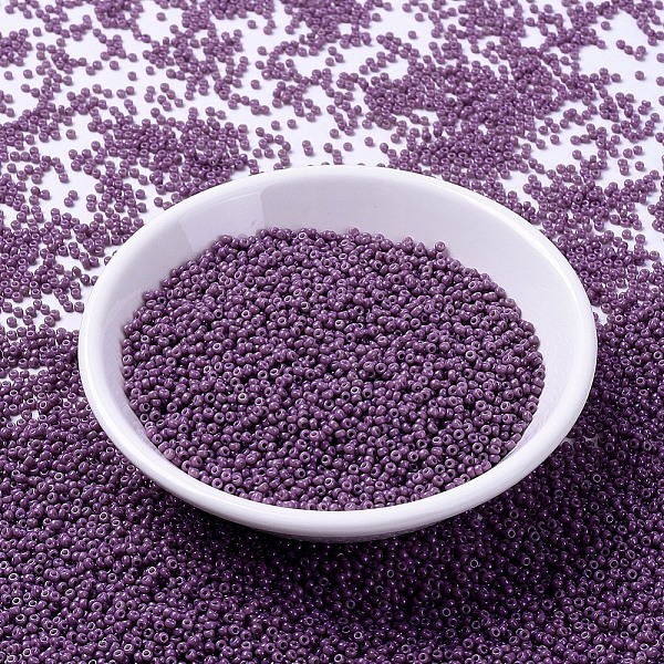 PandaHall MIYUKI Round Rocailles Beads, Japanese Seed Beads, 11/0, (RR4489) Duracoat Dyed Opaque Dark Orchid, 11/0, 2x1.3mm, Hole: 0.8mm..., Purple
PandaHall MIYUKI Round Rocailles Beads, Japanese Seed Beads, 11/0, (RR4489) Duracoat Dyed Opaque Dark Orchid, 11/0, 2x1.3mm, Hole: 0.8mm..., Purple