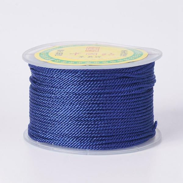 PandaHall Round Polyester Cords, Milan Cords/Twisted Cords, Dark Blue, 1.5~2mm, 50yards/roll(150 feet/roll) Polyester Blue
PandaHall Round Polyester Cords, Milan Cords/Twisted Cords, Dark Blue, 1.5~2mm, 50yards/roll(150 feet/roll) Polyester Blue