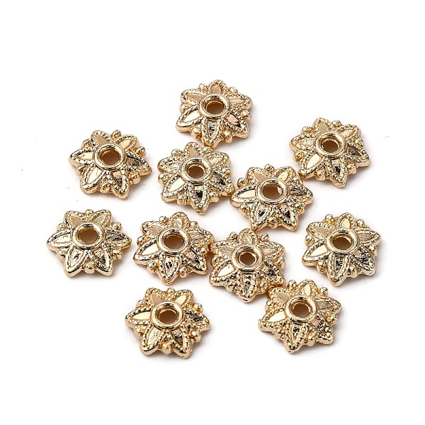 PandaHall Brass Bead Caps, 6-Petal, Long-lasting, Flower, Real 14K Gold Plated, 7mm Brass
PandaHall Brass Bead Caps, 6-Petal, Long-lasting, Flower, Real 14K Gold Plated, 7mm Brass