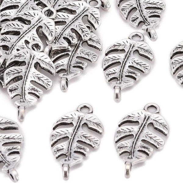 PandaHall Tibetan Style Links connectors, Cadmium Free & Nickel Free & Lead Free, Leaf, Antique Silver, 27x14x4mm, Hole: 2.5mm Alloy Leaf
PandaHall Tibetan Style Links connectors, Cadmium Free & Nickel Free & Lead Free, Leaf, Antique Silver, 27x14x4mm, Hole: 2.5mm Alloy Leaf