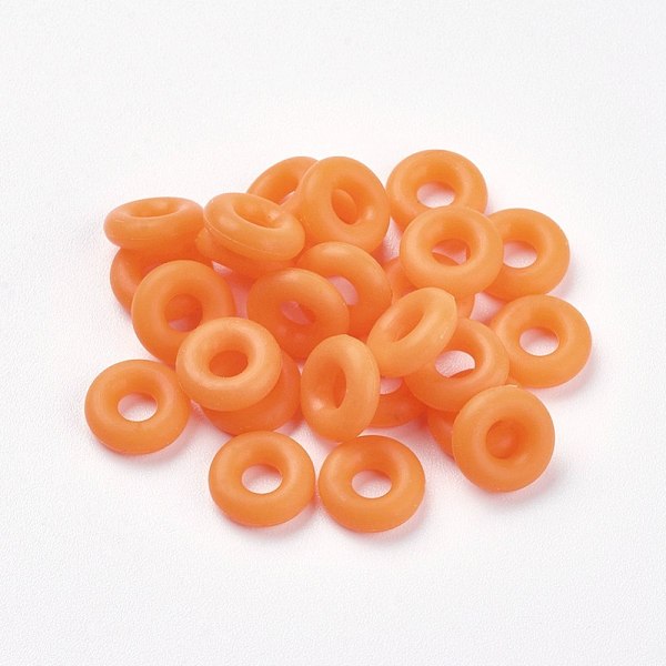 PandaHall Silicone Beads, DIY Bracelet Making, Donut, Dark Orange, 5x2mm, Hole: 1mm Silicone Donut Orange
PandaHall Silicone Beads, DIY Bracelet Making, Donut, Dark Orange, 5x2mm, Hole: 1mm Silicone Donut Orange