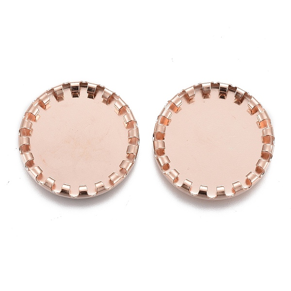 PandaHall 304 Stainless Steel Cabochon Settings, Serrated Edge Bezel Cups, Flat Round, Rose Gold, Tray: 14mm, 17x2mm 304 Stainless Steel...
PandaHall 304 Stainless Steel Cabochon Settings, Serrated Edge Bezel Cups, Flat Round, Rose Gold, Tray: 14mm, 17x2mm 304 Stainless Steel...