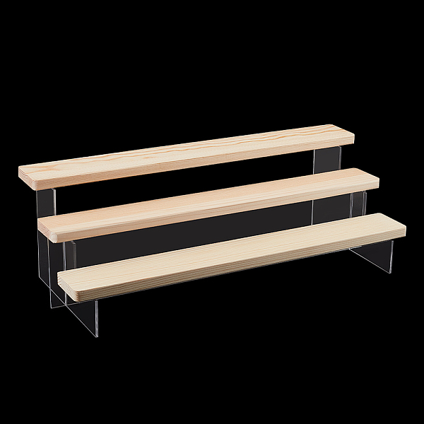 PandaHall 3-Tier Assembled Transparent Acrylic Organizer Display Risers, Wooden Tiered Display Holder for Action Figures, Cosmetic, Favor...
PandaHall 3-Tier Assembled Transparent Acrylic Organizer Display Risers, Wooden Tiered Display Holder for Action Figures, Cosmetic, Favor...