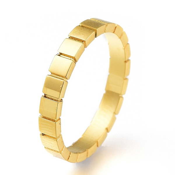 PandaHall 304 Stainless Steel Finger Rings, Square, Golden, US Size 7, Inner Diameter: 17mm 304 Stainless Steel
PandaHall 304 Stainless Steel Finger Rings, Square, Golden, US Size 7, Inner Diameter: 17mm 304 Stainless Steel