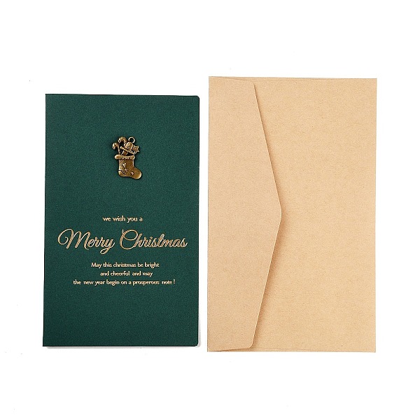 PandaHall Rectangle Paper Greeting Card, with Envelope, Christmas Day Invitation Card, Christmas Socking, 170x105x3.5mm Paper Christmas...
PandaHall Rectangle Paper Greeting Card, with Envelope, Christmas Day Invitation Card, Christmas Socking, 170x105x3.5mm Paper Christmas...