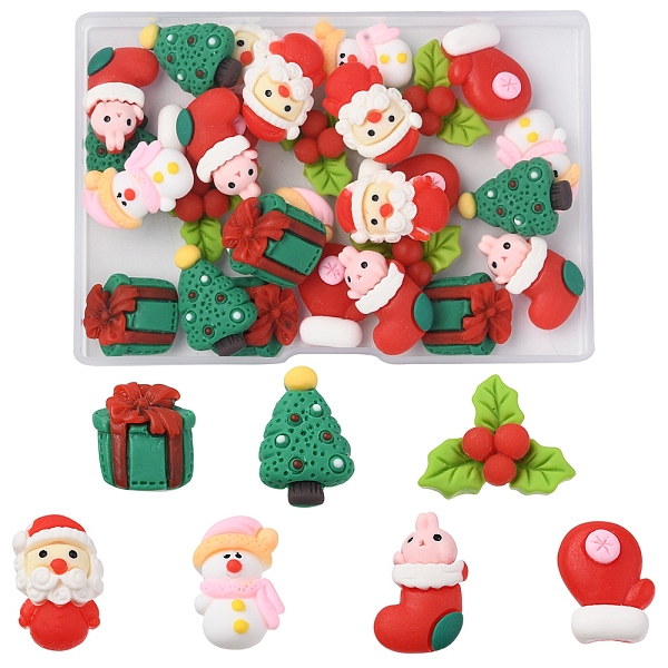 PandaHall 28Pcs 7 Styles Christmas Theme Opaque Resin Cabochons, Santa Claus & Gift Box & Christmas Tree, Mixed Shapes, Mixed Color..., Multicolor
PandaHall 28Pcs 7 Styles Christmas Theme Opaque Resin Cabochons, Santa Claus & Gift Box & Christmas Tree, Mixed Shapes, Mixed Color..., Multicolor