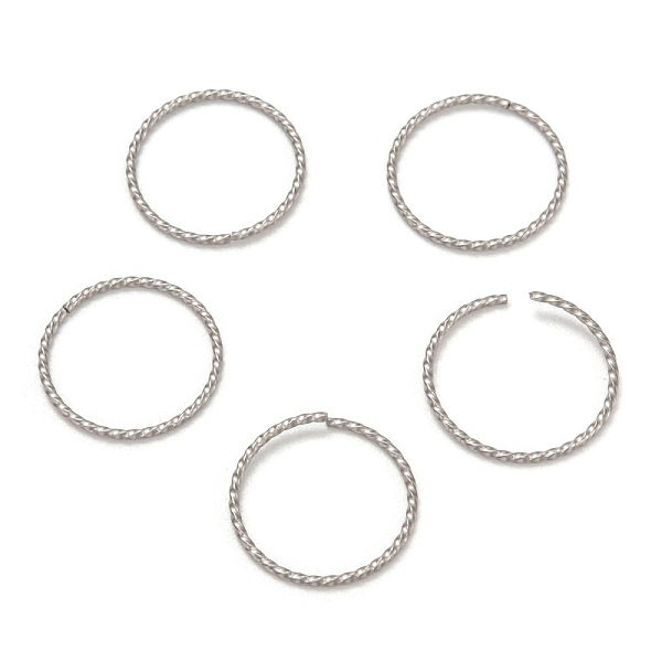 PandaHall 304 Stainless Steel Jump Rings, Open Jump Rings, Twisted, Round Ring Shape, Stainless Steel Color, 17x1mm, Inner Diameter: 15mm...
PandaHall 304 Stainless Steel Jump Rings, Open Jump Rings, Twisted, Round Ring Shape, Stainless Steel Color, 17x1mm, Inner Diameter: 15mm...