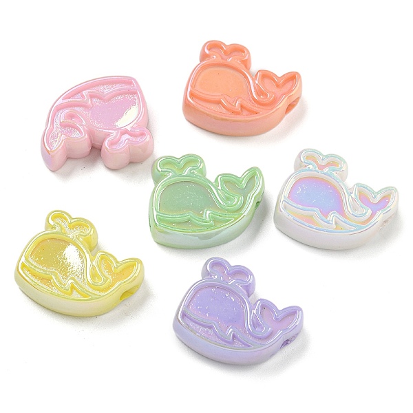 PandaHall UV Plating Opaque Acrylic European Beads, Whale, Mixed Color, 20x25.5x9mm, Hole: 4mm Acrylic Whale Multicolor
PandaHall UV Plating Opaque Acrylic European Beads, Whale, Mixed Color, 20x25.5x9mm, Hole: 4mm Acrylic Whale Multicolor