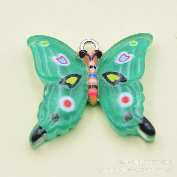 PandaHall Transparent Resin Pendants, with Platinum Tone Iron Loops, Butterfly Charms, Medium Aquamarine, 23x24.5x5mm, Hole: 2mm Iron+Resin...
PandaHall Transparent Resin Pendants, with Platinum Tone Iron Loops, Butterfly Charms, Medium Aquamarine, 23x24.5x5mm, Hole: 2mm Iron+Resin...