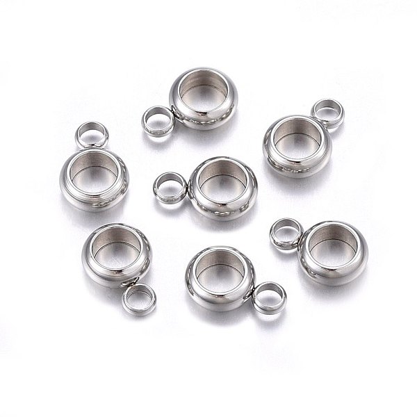 PandaHall 201 Stainless Steel Tube Bails, Loop Bails, Ring, Stainless Steel Color, 9x6x2.5mm, Hole: 2mm, Inner Diameter: 4mm 201 Stainless...
PandaHall 201 Stainless Steel Tube Bails, Loop Bails, Ring, Stainless Steel Color, 9x6x2.5mm, Hole: 2mm, Inner Diameter: 4mm 201 Stainless...