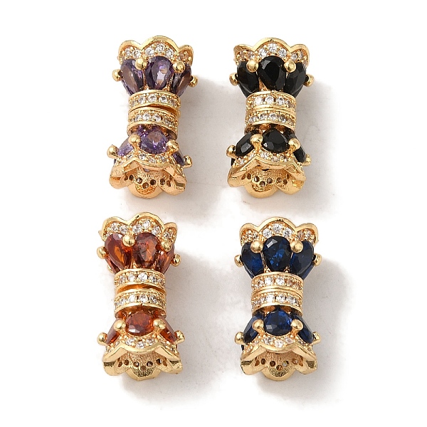 PandaHall Rack Plating Brass Cubic Zirconia Glass Pendants, Mixed Color, Column, Real 18K Gold Plated, 15x9x9mm, Hole: 3.5mm Brass+Cubic..., Multicolor
PandaHall Rack Plating Brass Cubic Zirconia Glass Pendants, Mixed Color, Column, Real 18K Gold Plated, 15x9x9mm, Hole: 3.5mm Brass+Cubic..., Multicolor