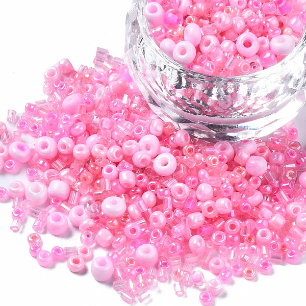 PandaHall Glass Seed Beads, Mixed Style, Mixed Shapes, Hot Pink, 1~7x2~4mm, Hole: 0.7~1mm, about 450g/pound Glass Mixed Shapes
PandaHall Glass Seed Beads, Mixed Style, Mixed Shapes, Hot Pink, 1~7x2~4mm, Hole: 0.7~1mm, about 450g/pound Glass Mixed Shapes