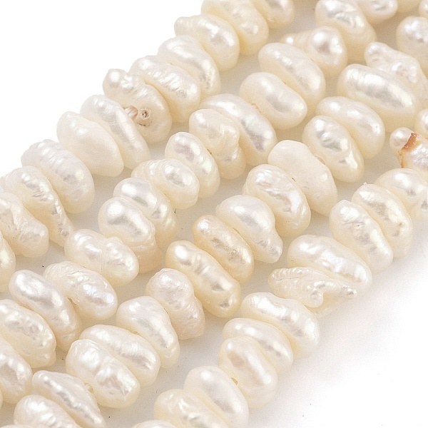 PandaHall Natural Keshi Pearl Cultured Freshwater Pearl Beads Strands, Baroque Pearls, Nuggets, Old Lace, 3~4mm, Hole: 0.6mm, about...
PandaHall Natural Keshi Pearl Cultured Freshwater Pearl Beads Strands, Baroque Pearls, Nuggets, Old Lace, 3~4mm, Hole: 0.6mm, about...