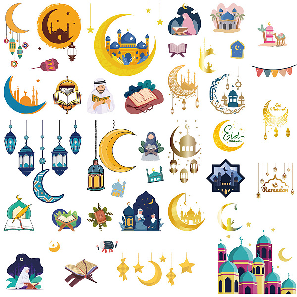 PandaHall 8 Sheets 8 Styles PVC Waterproof Wall Stickers, Self-Adhesive Decals, for Window or Stairway Home Decoration, Moon, 200x145mm, 1...
PandaHall 8 Sheets 8 Styles PVC Waterproof Wall Stickers, Self-Adhesive Decals, for Window or Stairway Home Decoration, Moon, 200x145mm, 1...