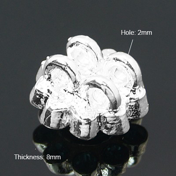PandaHall Alloy Multi-Strand Rhinestone Links, Cadmium Free & Lead Free, Grade A, Flower, Silver Color Plated, Light Siam, 12x8mm, Hole: 2mm..., Red
PandaHall Alloy Multi-Strand Rhinestone Links, Cadmium Free & Lead Free, Grade A, Flower, Silver Color Plated, Light Siam, 12x8mm, Hole: 2mm..., Red